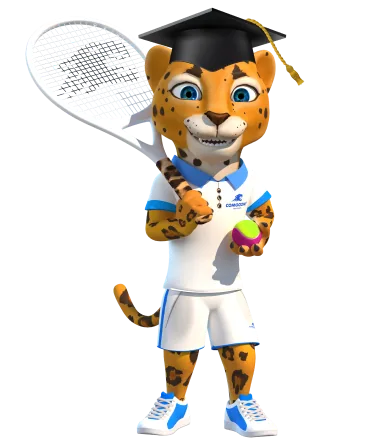 Coach Taylor in a graduation cap